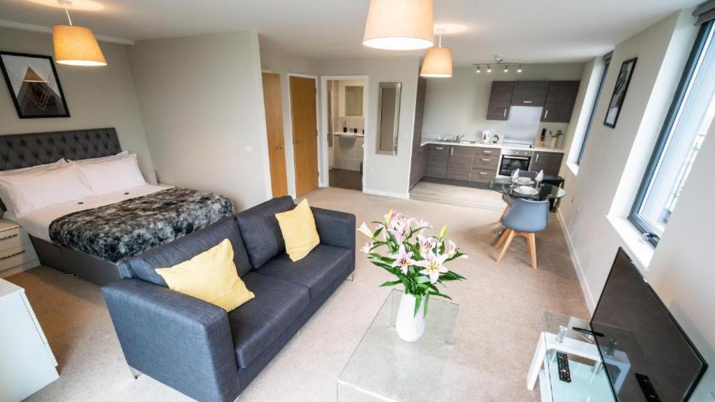 Adelphi Wharf Luxury Apartments Mánchester Exterior foto